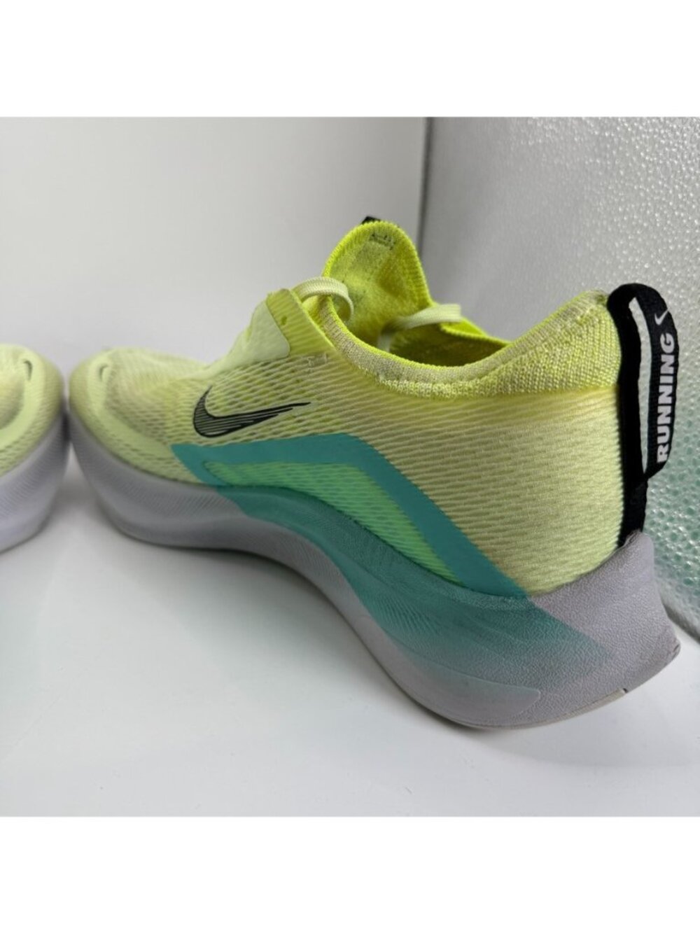 Nike Zoom Fly 4 Barely Volt Dynamic Shoes Women Size 9 Turquoise Running Cushion - Picture 7 of 12